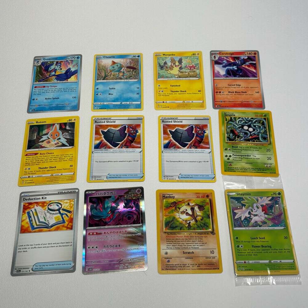 Pokemon TCG Card Lot Mixed Rares Shaymin Tangela